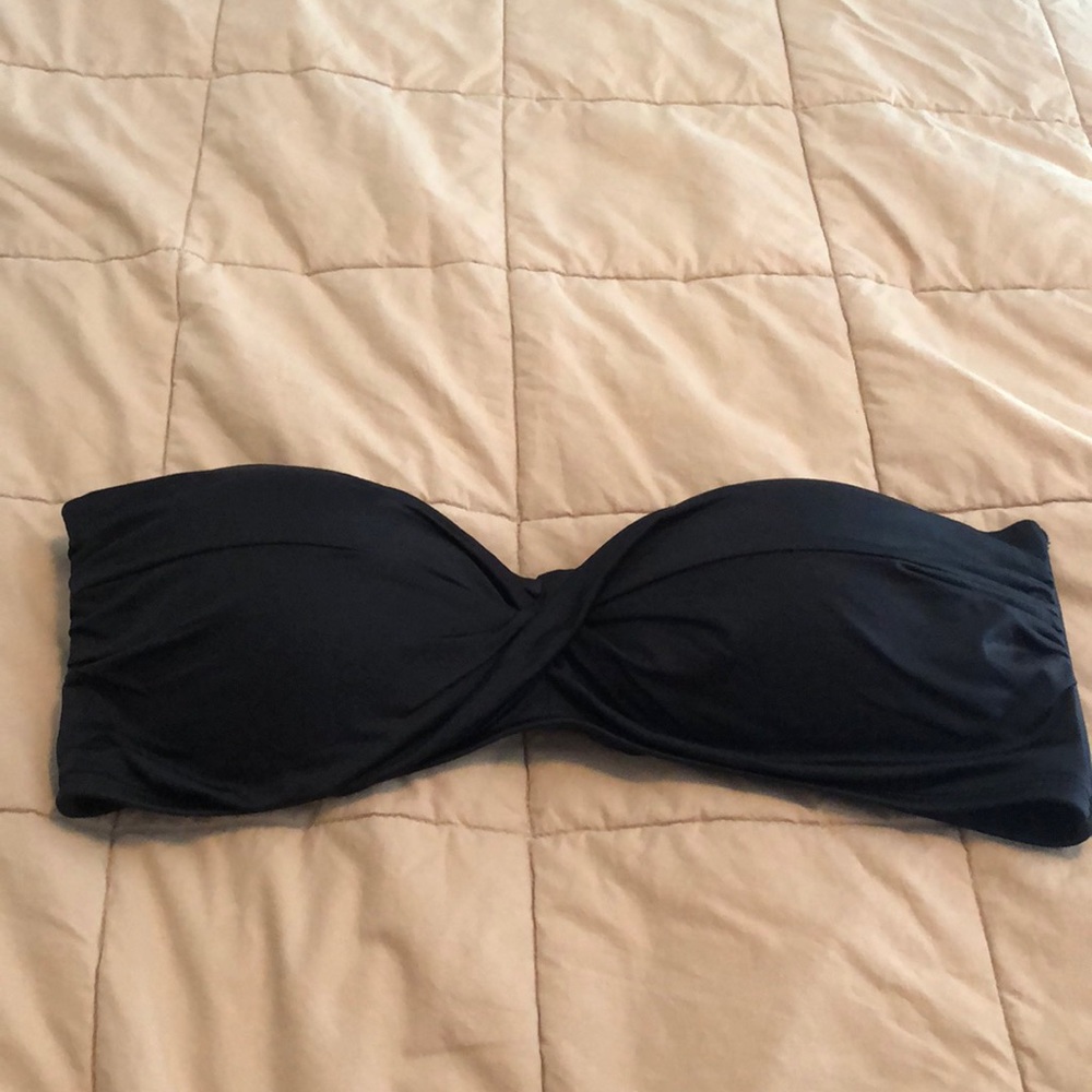 Massimo bandeau swim top with twist front.